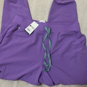 Figs Lilac Dawn Zamora High Waisted Jogger Scrub Pants XL